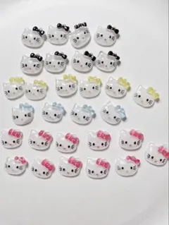 サンリオ キティ ネイルパーツ30個