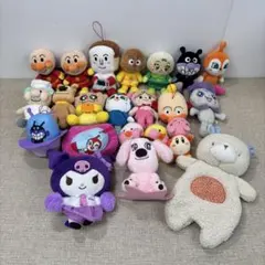 ぬいぐるみ まとめ売り 23体セット アンパンマン多数 プライズ品多めのサムネイル