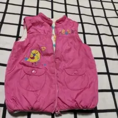 ピンクのダウンベスト　90cm
