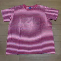 GOOD ON グッドオン ボーダー Tシャツ レッド Lのサムネイル
