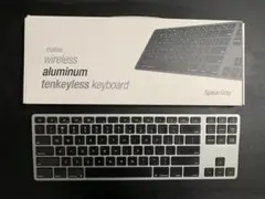ワイヤレス アルミニウム テンキーレス キーボード