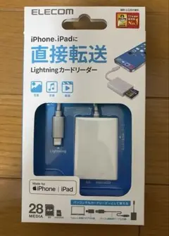 ELECOM Lightningカードリーダー MR-LC201WH
