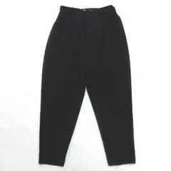 Lui's ルイス ウエストゴム タックテーパードパンツ ブラック Sのサムネイル