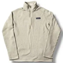 Patagonia ベターセーター ハーフジップ アイボリー M レディース
