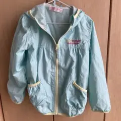 水色フード付きジャケット