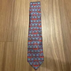 GUCCI ネクタイ ホースビット柄 ブルー レッド