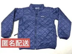 パタゴニア キッズ ナノパフ キルティング ジャケット 5T 110センチ 紺色