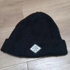 TCSS リブ編みニット帽 黒