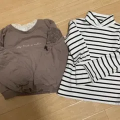 トレーナー　ハイネック　セット　110㎝