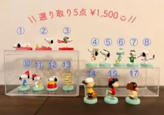 チョコエッグ スヌーピー 選り取り5点 ¥1,500