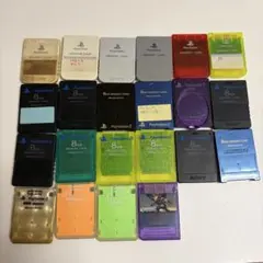 PS1/PS2 メモリーカード 22枚まとめ売り セット