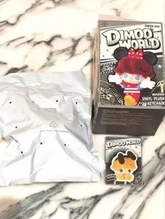 新品　DIMOO WORLD × DISNEY シリーズ ぬいぐるみキーチェーン