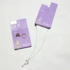 【新品】ラプンツェル　ネックレス＆リング2点セット　ディズニーのサムネイル