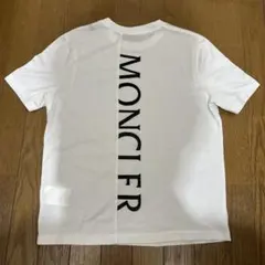 確実正規品］モンクレール ハーフロゴ Tシャツ ホワイト - メルカリ