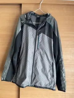 XLサイズ　Mizuno フード付きドット柄ジャケット