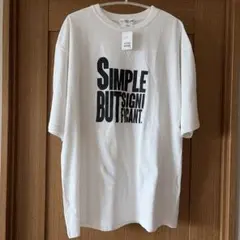 スラブ天竺ピグメントロゴTシャツ【新品】