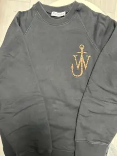 ブラック　スウェット　裏起毛　古着