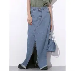 デニムロングスカート ロングスカート