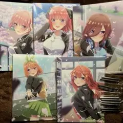 五等分の花嫁　きゃらっとくじ　サクラサク　一花　二乃　三玖　四葉　五月　コンプ