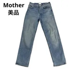 【美品】Motherマザーデニムパンツsize26ボタンフライ人気モデルおしゃれ