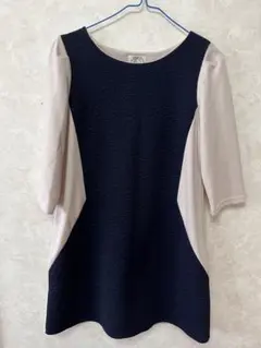 tocco closet 七分袖 ひざ丈ワンピース　ロングワンピース　Mサイズ