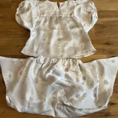 Corva 花柄トップスとスカートセット XS