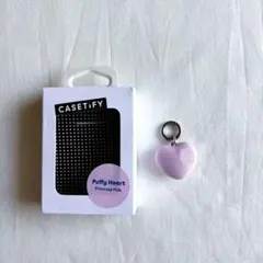 Casetify ハートチャーム ピンク ケースティファイ キーホルダー