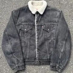ヴィンテージ 80's リーバイス 70608 デニムボアジャケット 先染め
