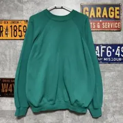 TULTEX タルテックス 90s 無地スウェット グリーン XL USA製