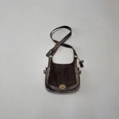 coach grunge signature shoulder bag