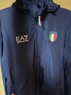 イタリア代表 トレーニングジャケット 海外XL ハーフコート ベンチ