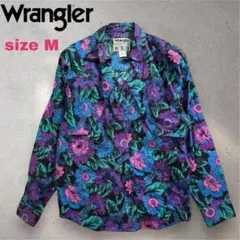 【Wrangler/ラングラー】ヴィンテージ花柄シャツ　コットン100%
