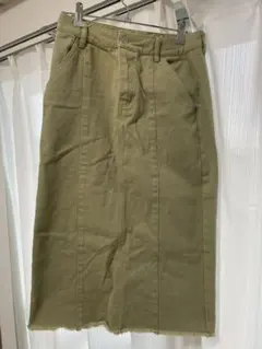 デニムスカート ロングスカート