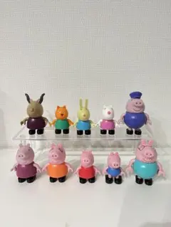 ペッパピッグ　ブロック人形　10体セット　レゴデュプロ　アンパンマンブロックラボ