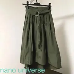 フレアスカート　ナノユニバース