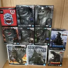 【美品】ゴジラ フィギュア&ルームライトなど 10種セット売りのサムネイル