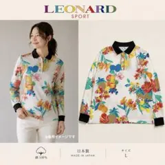 LEONARD SPORT レディース 長袖ポロシャツ 42 ライトブルー - メルカリ