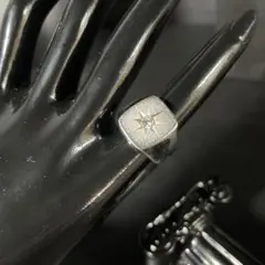 STERLING刻印 紫石 フラワーネックレス PS刻印 | Mercari