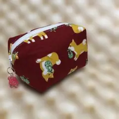 即売御免！ミニキャラメルポーチ柴犬⑤