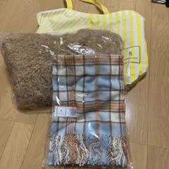 未使用品　rope picnic もこもこフリース　マフラー　バックセットのサムネイル