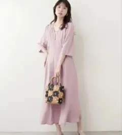 ナチュラルクチュール♡レトロ小花ワンピース