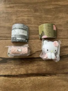 サンリオ　ハローキティ　レトロミニチュアチャーム&まちぼうけセット