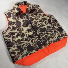 cushman クッシュマン ダウンベスト 迷彩ダックハンターカモフラージュ 