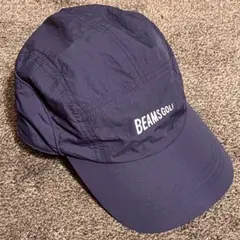 【新品未使用】BEAMS GOLF サンシェードキャップ ネイビー