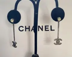 ★お値下げしました★CHANEL☆ヴィンテージチェーンロゴピアス