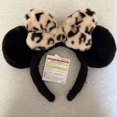 【本文必読】ディズニー　カチューシャ　ミニー　リボン　レオパード　ヒョウ柄　豹柄