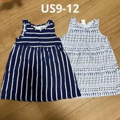 H&M コットンワンピース80  2枚セット