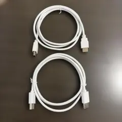 display port to HDMIケーブル　ホワイト　2本セット