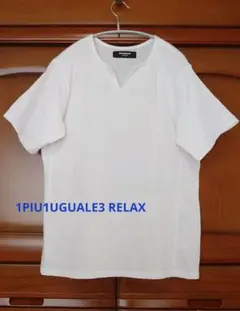1PIU1UGUALE3 RELAX　シルケット キーネック　Tシャツ Mのサムネイル