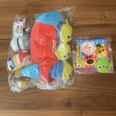 ディズニーツムツム　トイストーリー　ぬいぐるみ　ミニタオルセット